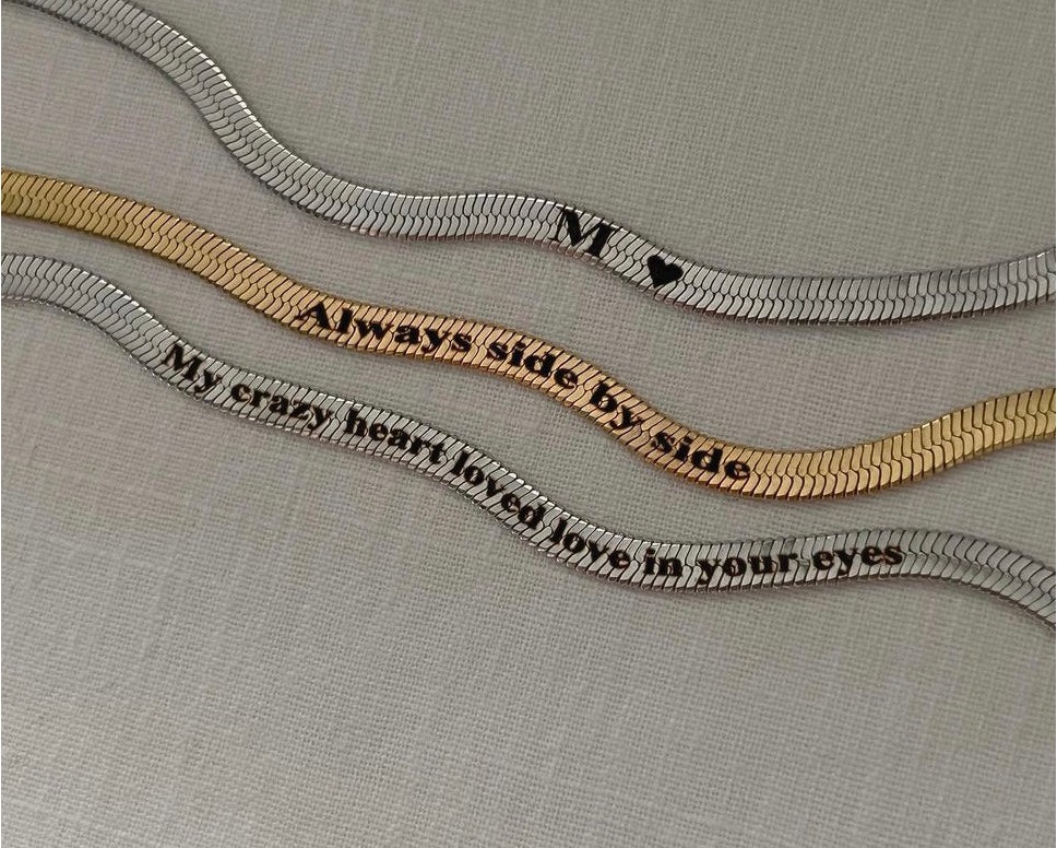 Lazer zincir bileklik